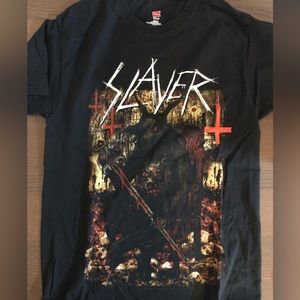 Slayer band tour tee
